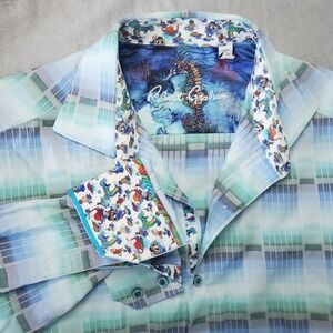 Robert Graham Classic Fit Plaid Seersucker Button Down Shirt Men's Watson Lake
